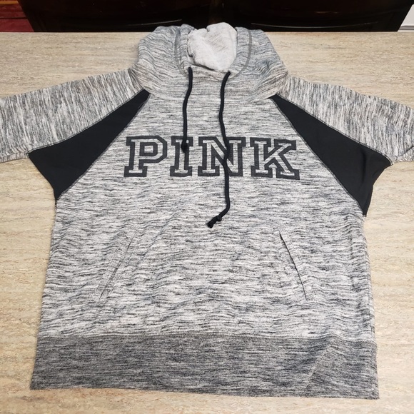 Pink VS sweatshirt with hoodie - Picture 4 of 10
